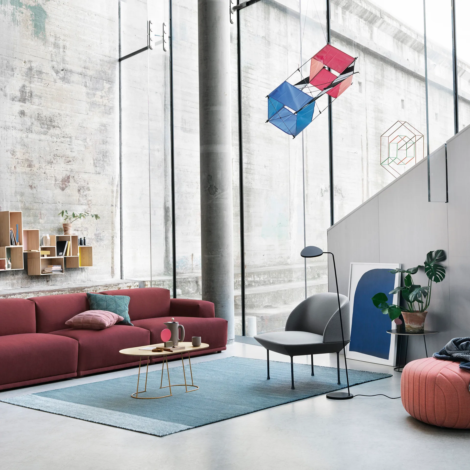 Tile tyyny 45x45 cm, vihreä Muuto