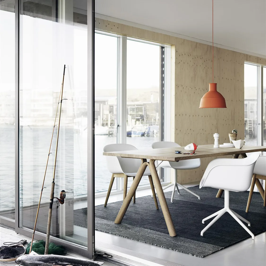 Varjo matta 170x240 cm, tummanharmaa Muuto