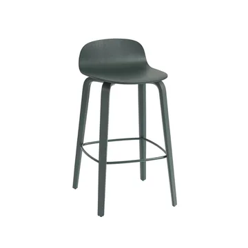 Visu baarituoli 65 cm - Dark green-Dark green - Muuto