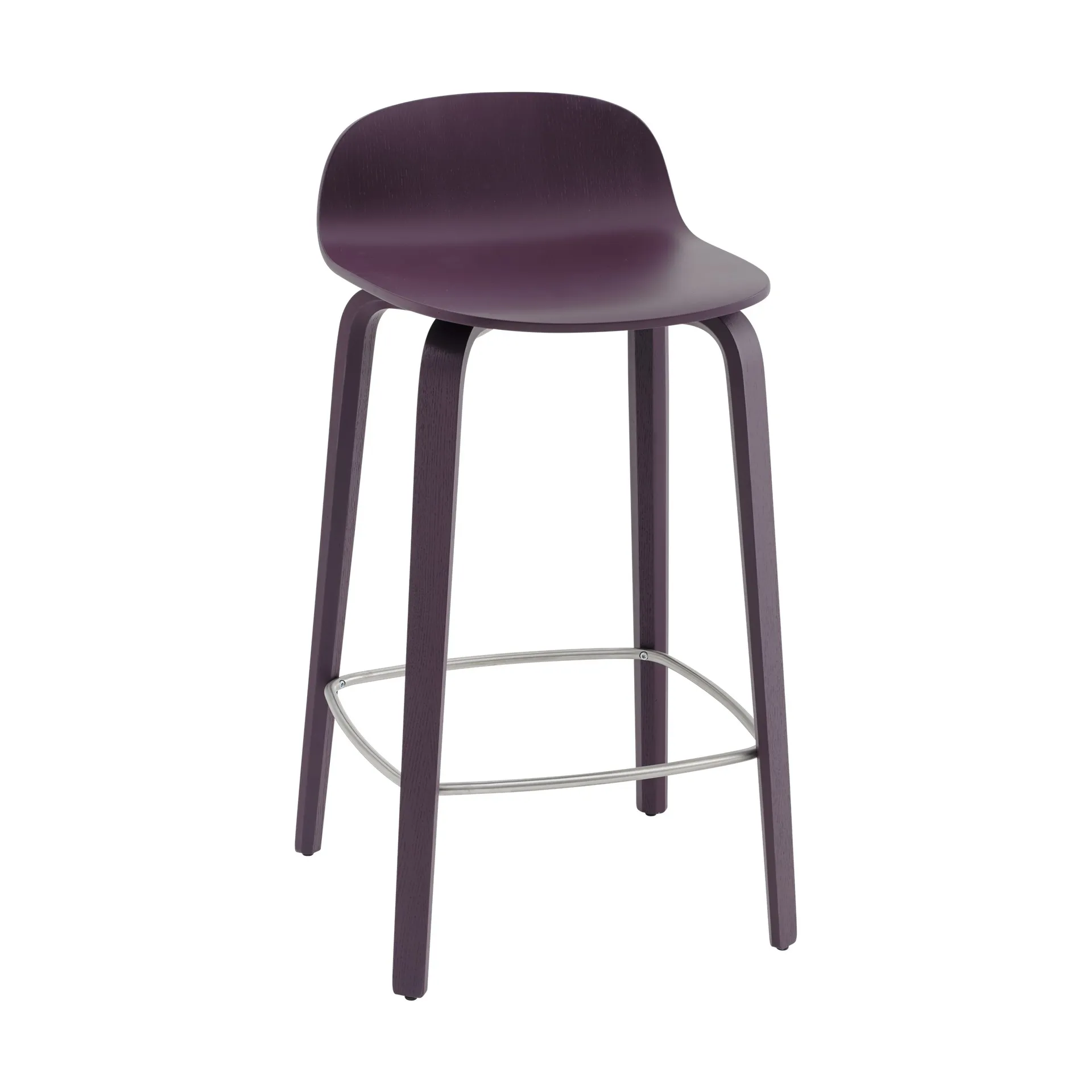 Visu baarituoli 65 cm, Tumman luumu Muuto