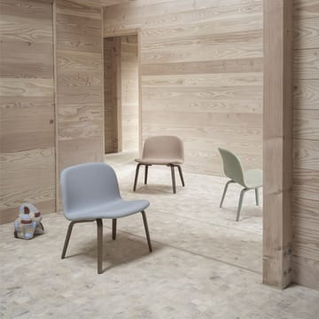 Visu loungenojatuoli verhoiltu tuoli - Fiord 991-Oak - Muuto