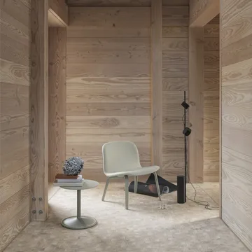 Visu loungenojatuoli verhoiltu tuoli - Steelcut trio 515-Oak - Muuto