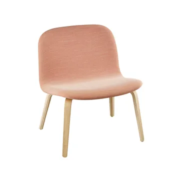 Visu loungenojatuoli verhoiltu tuoli - Steelcut trio 515-Oak - Muuto
