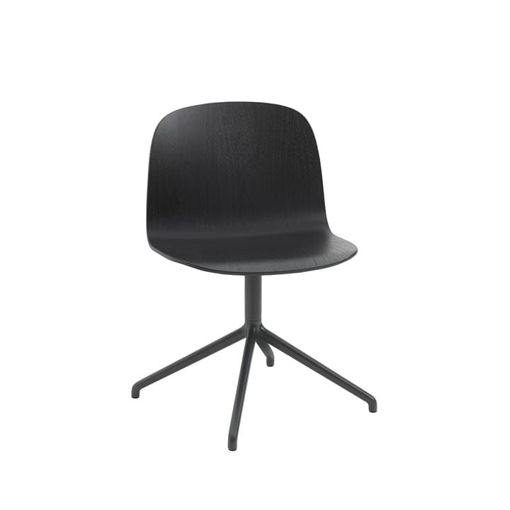 Visu Wide -tuoli - Black-Swivel base - Muuto