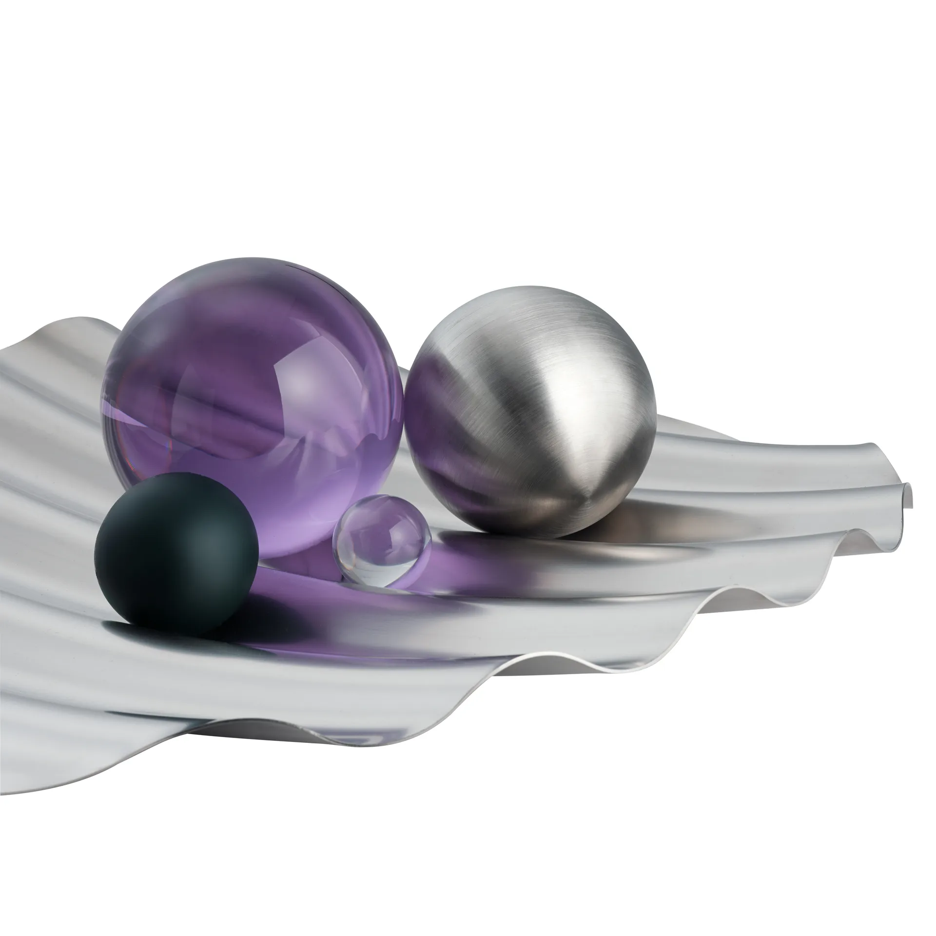 Wave tarjotin Ø 50 cm, Ruostumaton teräs Muuto