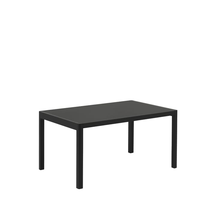 Workshop ruokapöytä - Black linoleum-Black 140 x 92 cm - Muuto