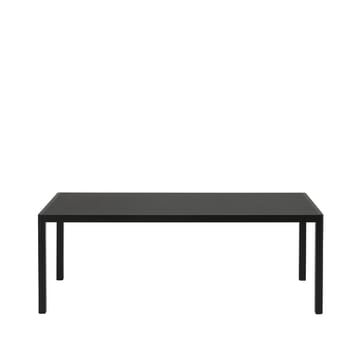 Workshop ruokapöytä - Black linoleum-Black 200 x 92 cm - Muuto