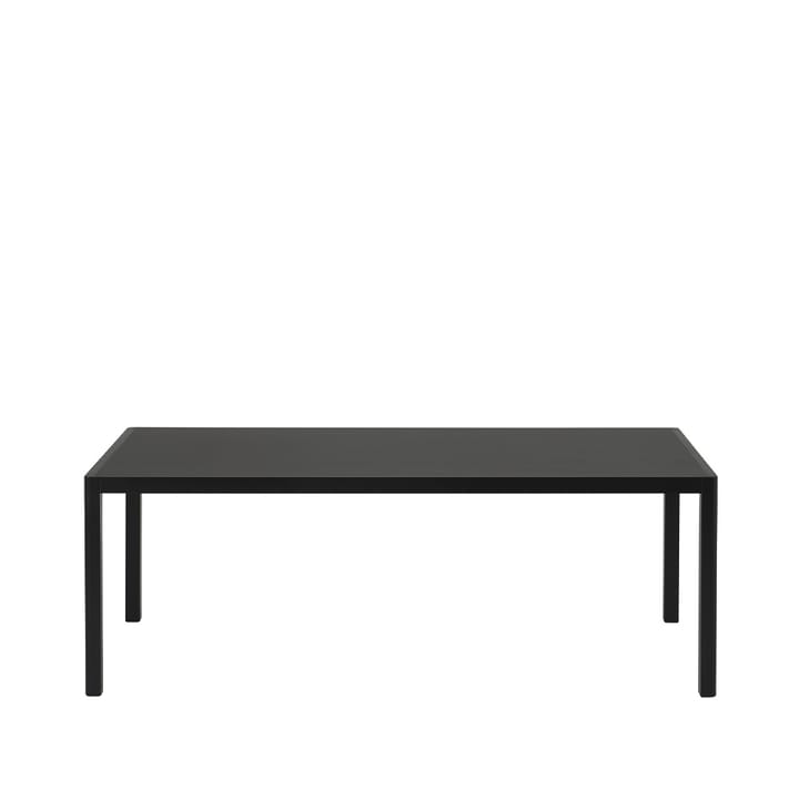 Workshop ruokapöytä - Black linoleum-Black 200 x 92 cm - Muuto