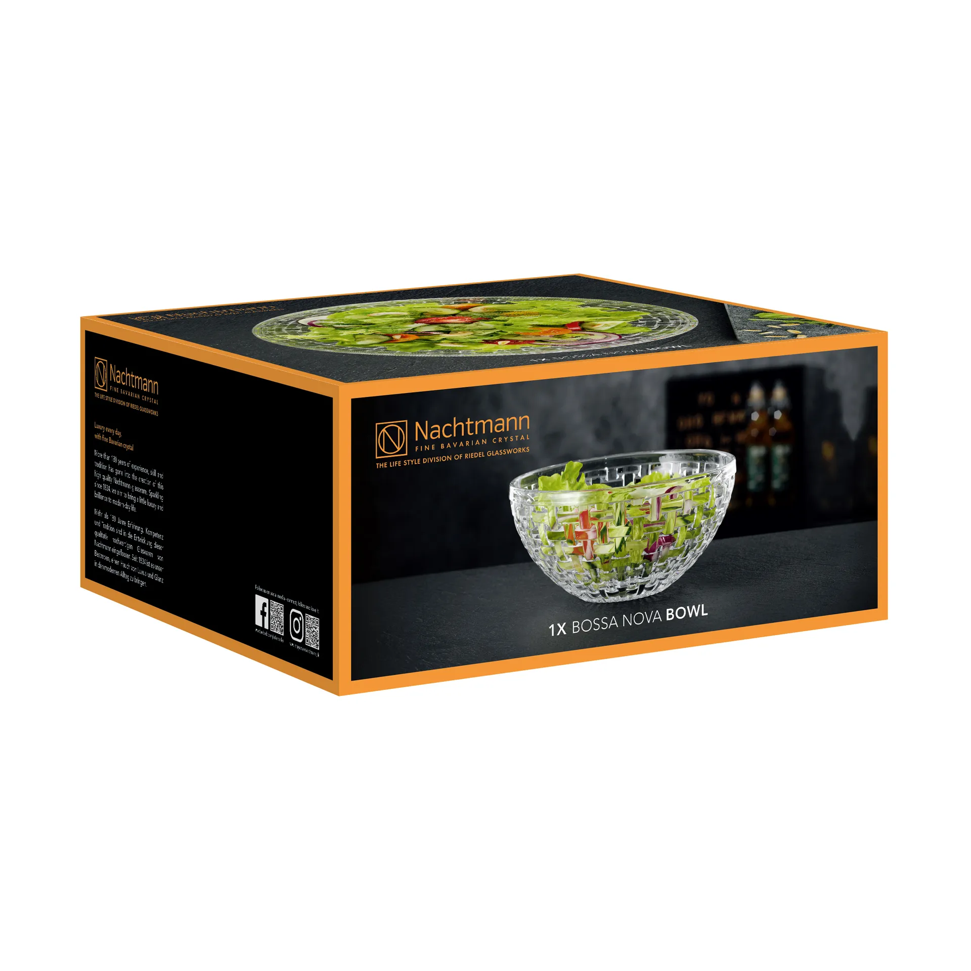 Bossa Nova kulho 23 cm, Kirkas Nachtmann