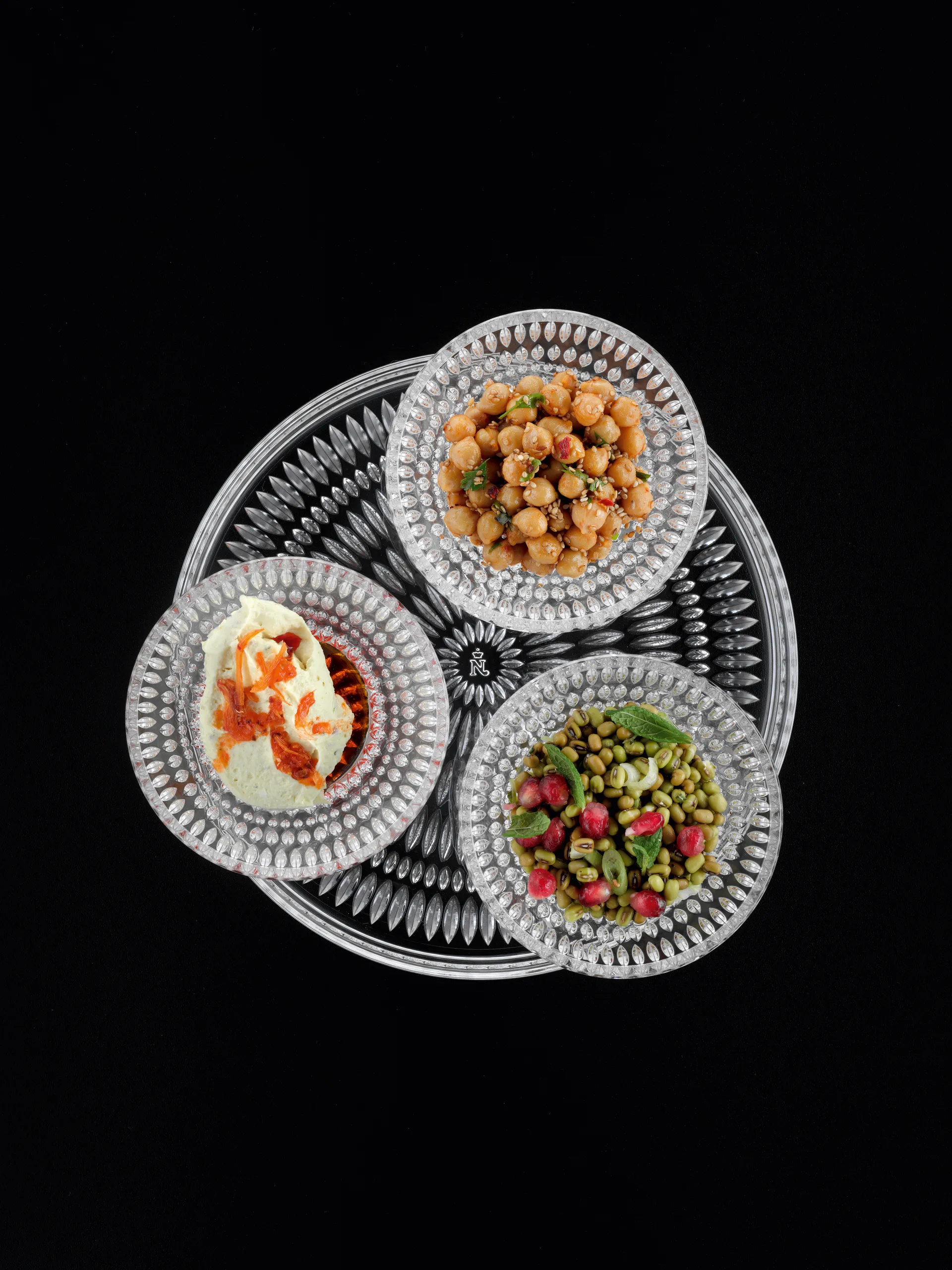 Ethno tarjoilusetti, Kristallilasi, 4 osaa Nachtmann