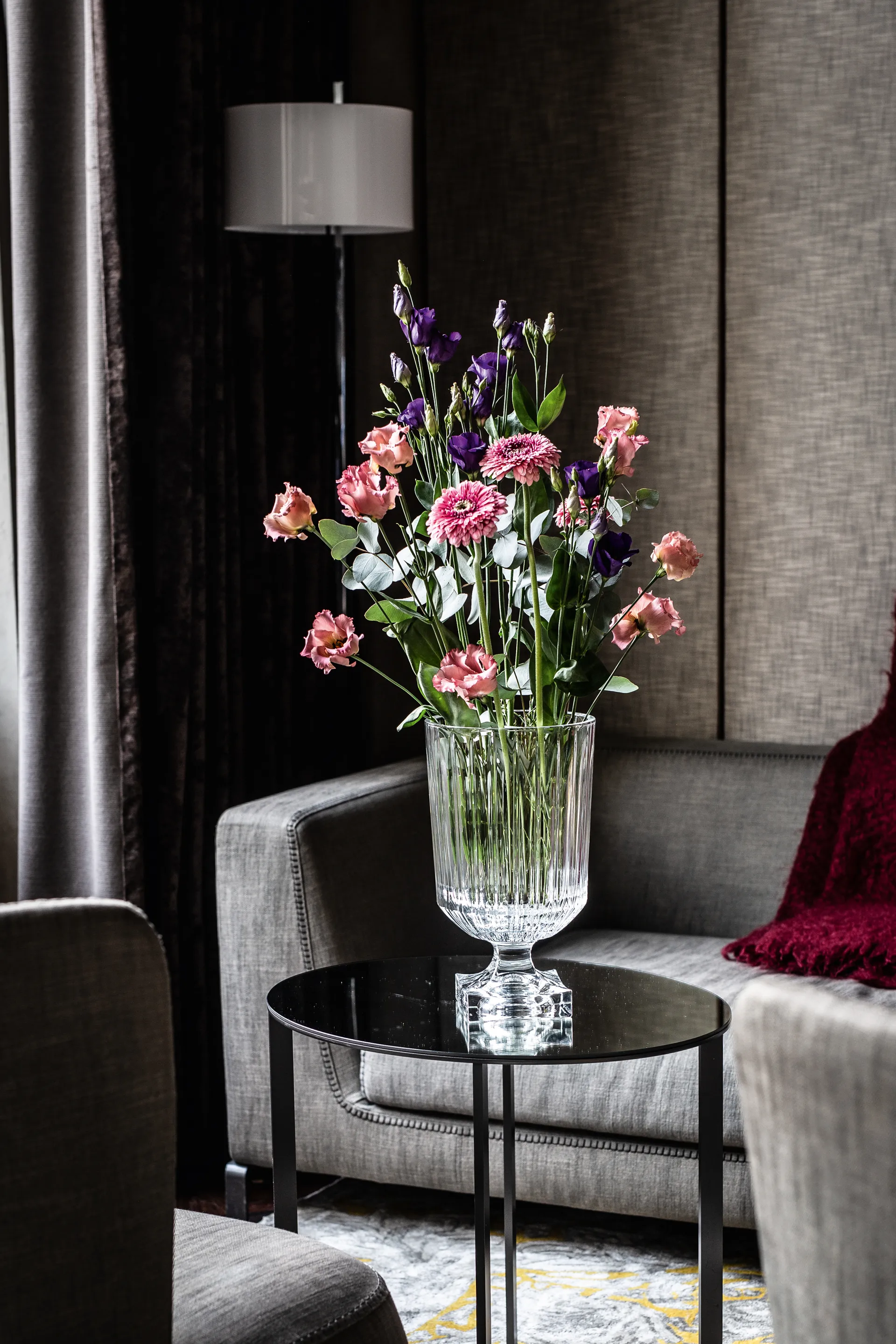 Minerva maljakko 32 cm, Kirkas Nachtmann