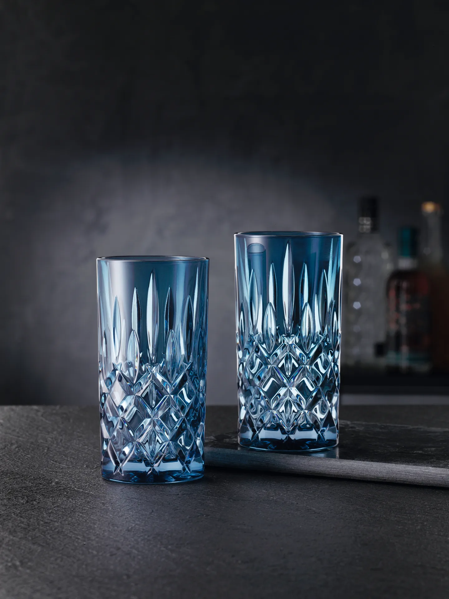 Noblesse Longdrink-lasi 39,5 cl 2-pack, Vintage blue Nachtmann