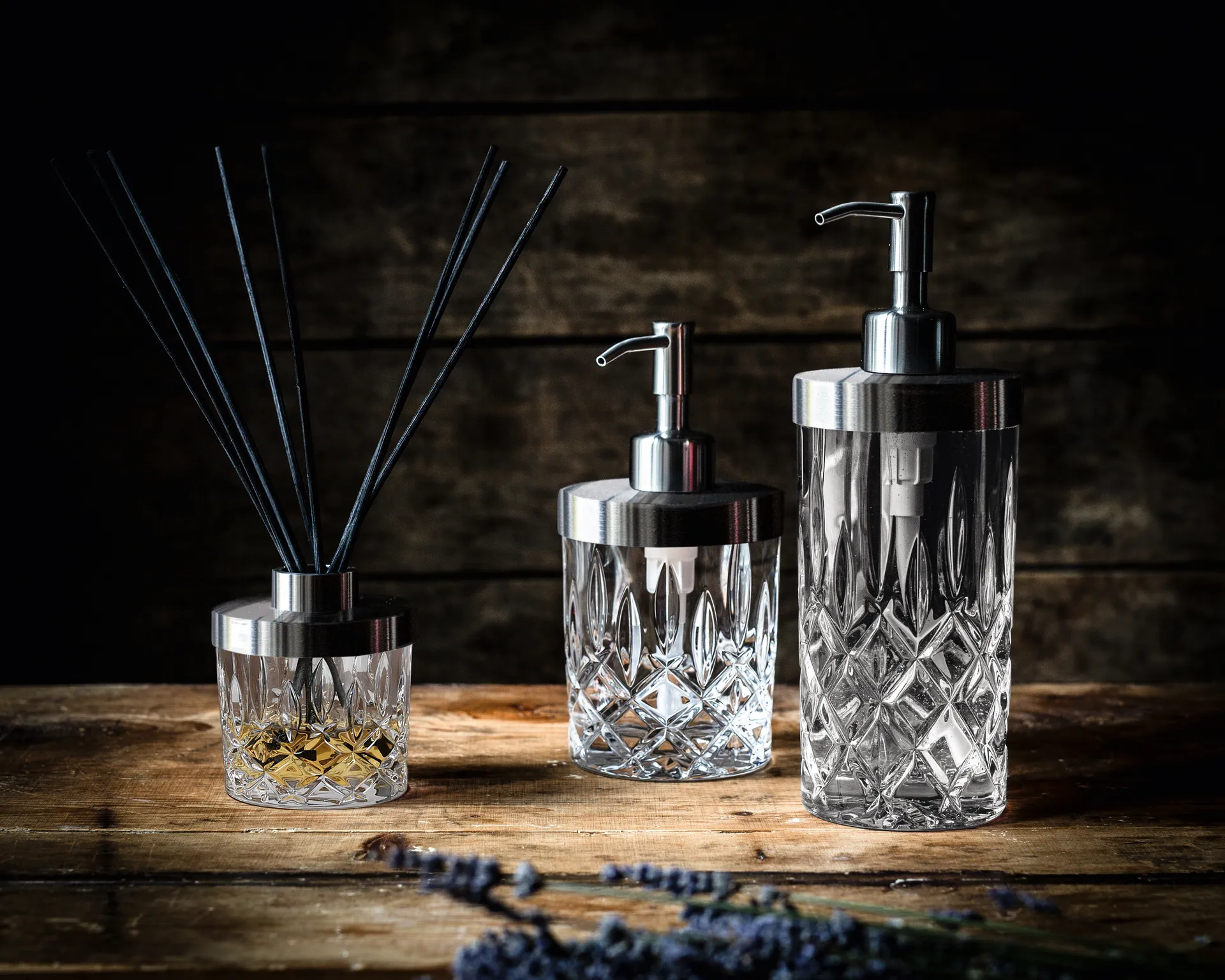 Noblesse saippuapumppu 16,5 cm, Kirkas Nachtmann