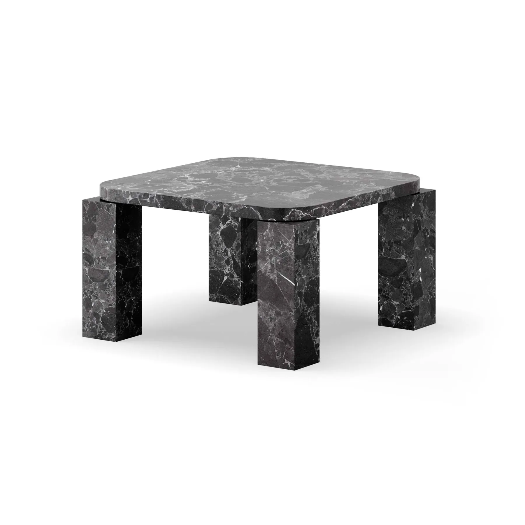 Atlas sohvapöytä 60x60 cm, Costa black marble New Works