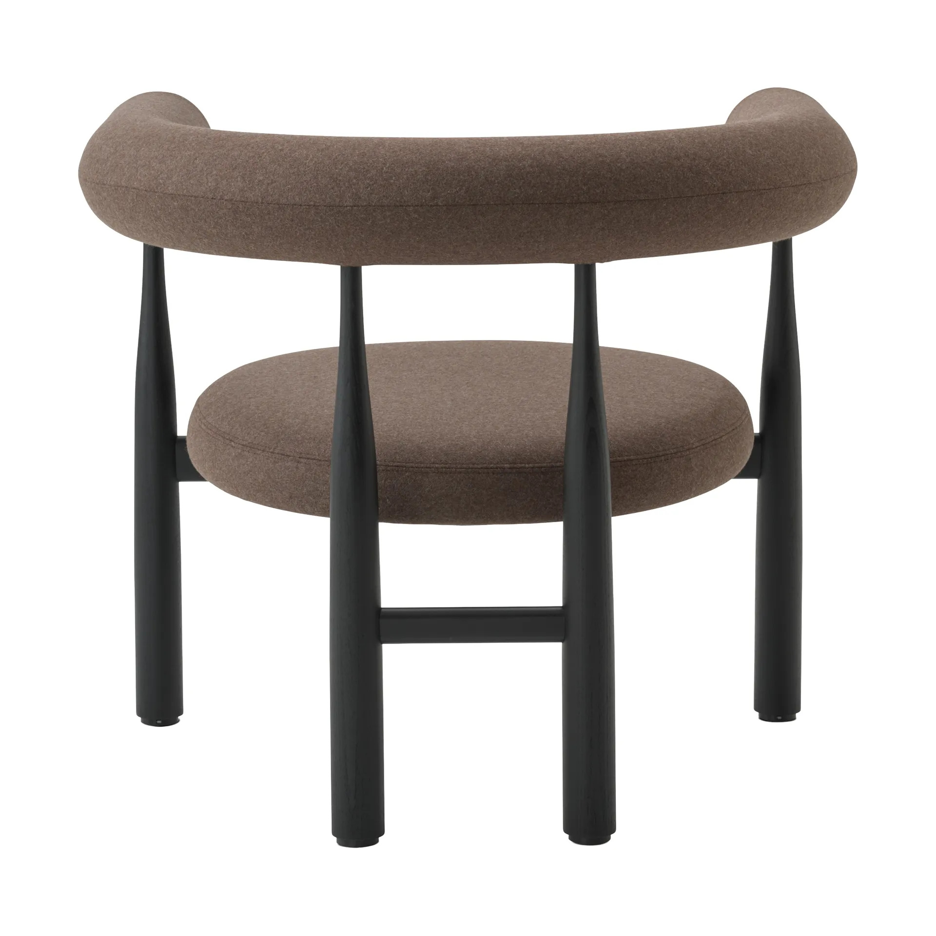 Bukowski nojatuoli, Black, Wooly Plus 1008 New Works