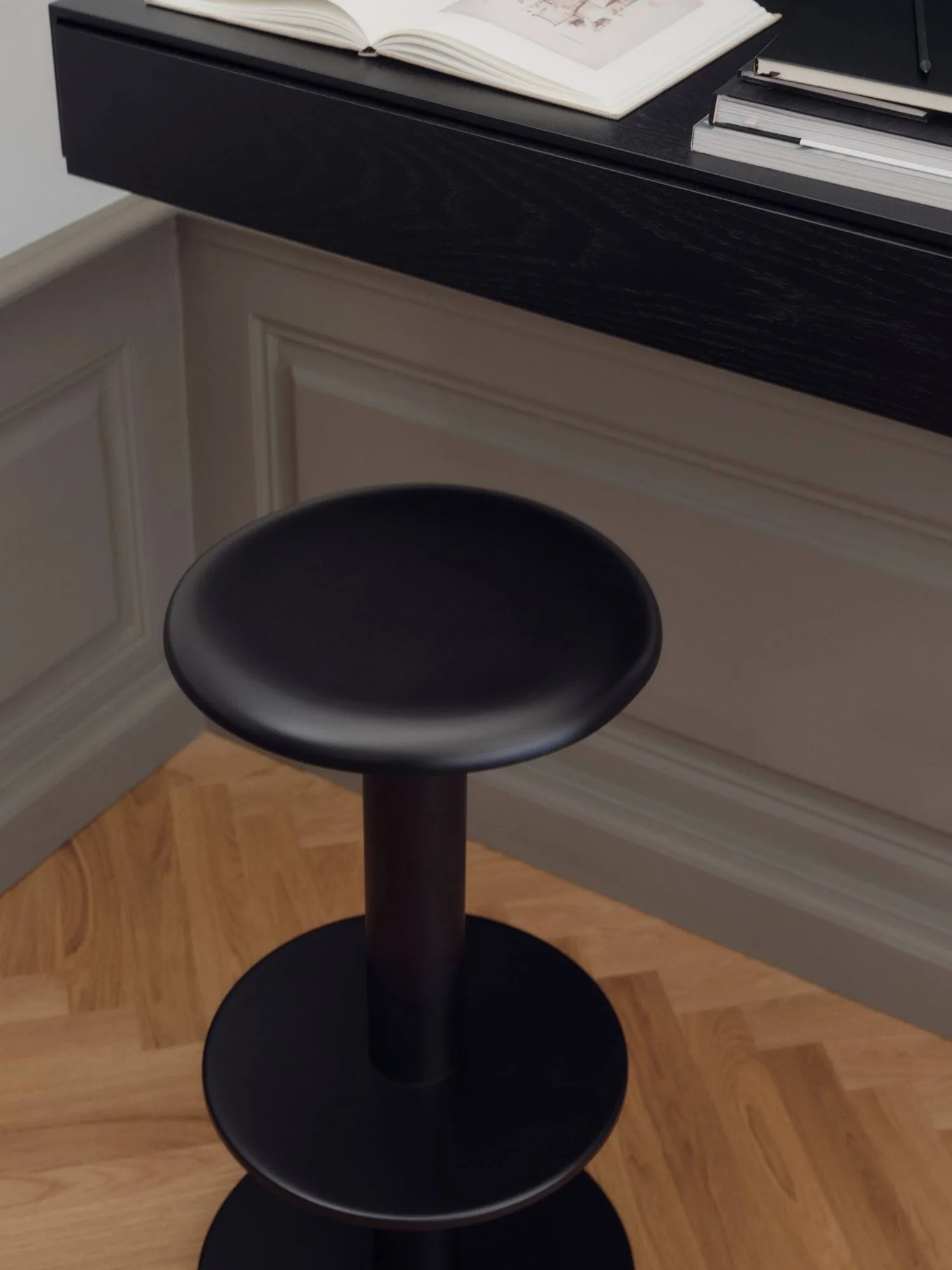 Coupe baarituoli, Black, 76 cm New Works