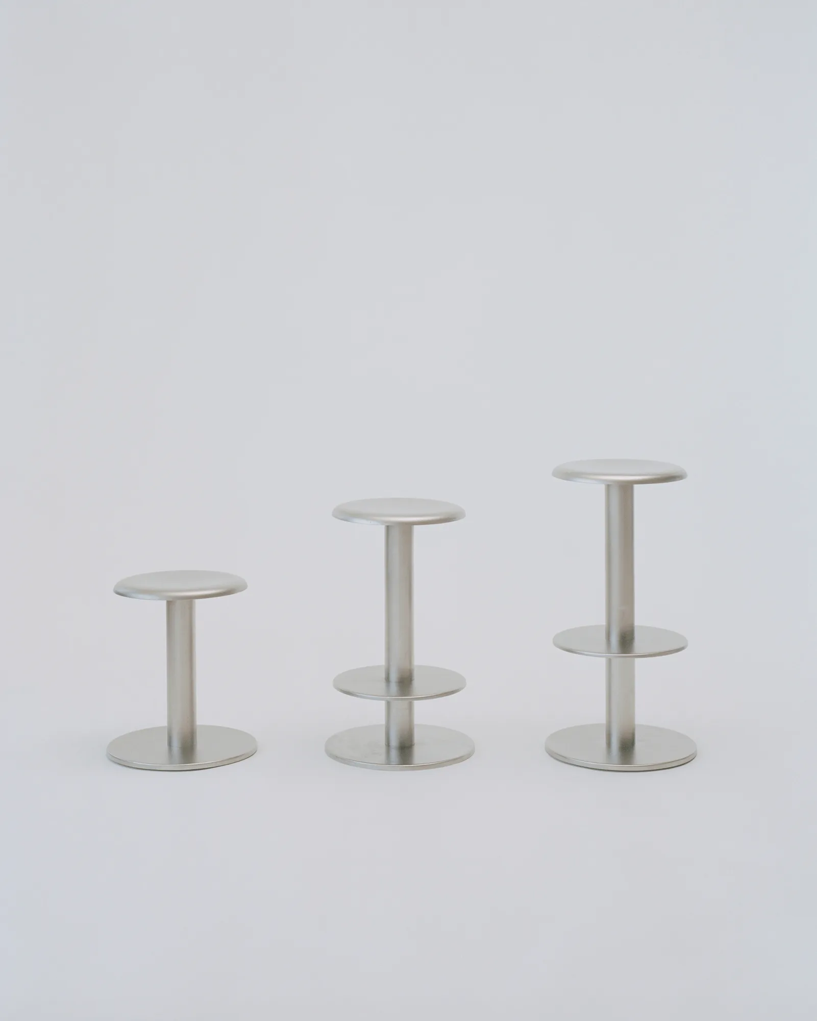 Coupe pyöreä jakkara, Stainless Steel, Ø40x46 cm New Works