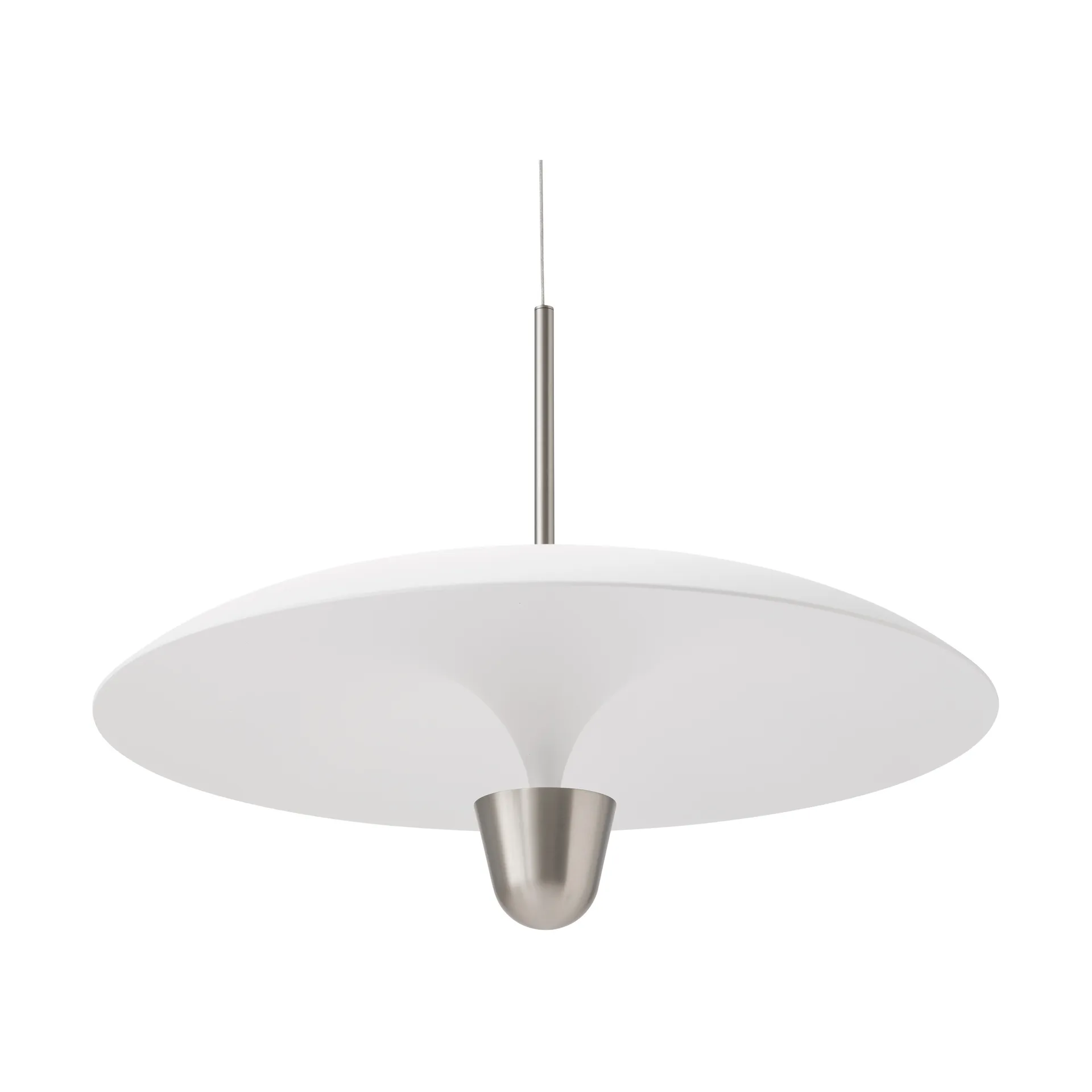 Kantarelli riippuvalaisin Ø55 cm, Nikkelipinnoitettu New Works