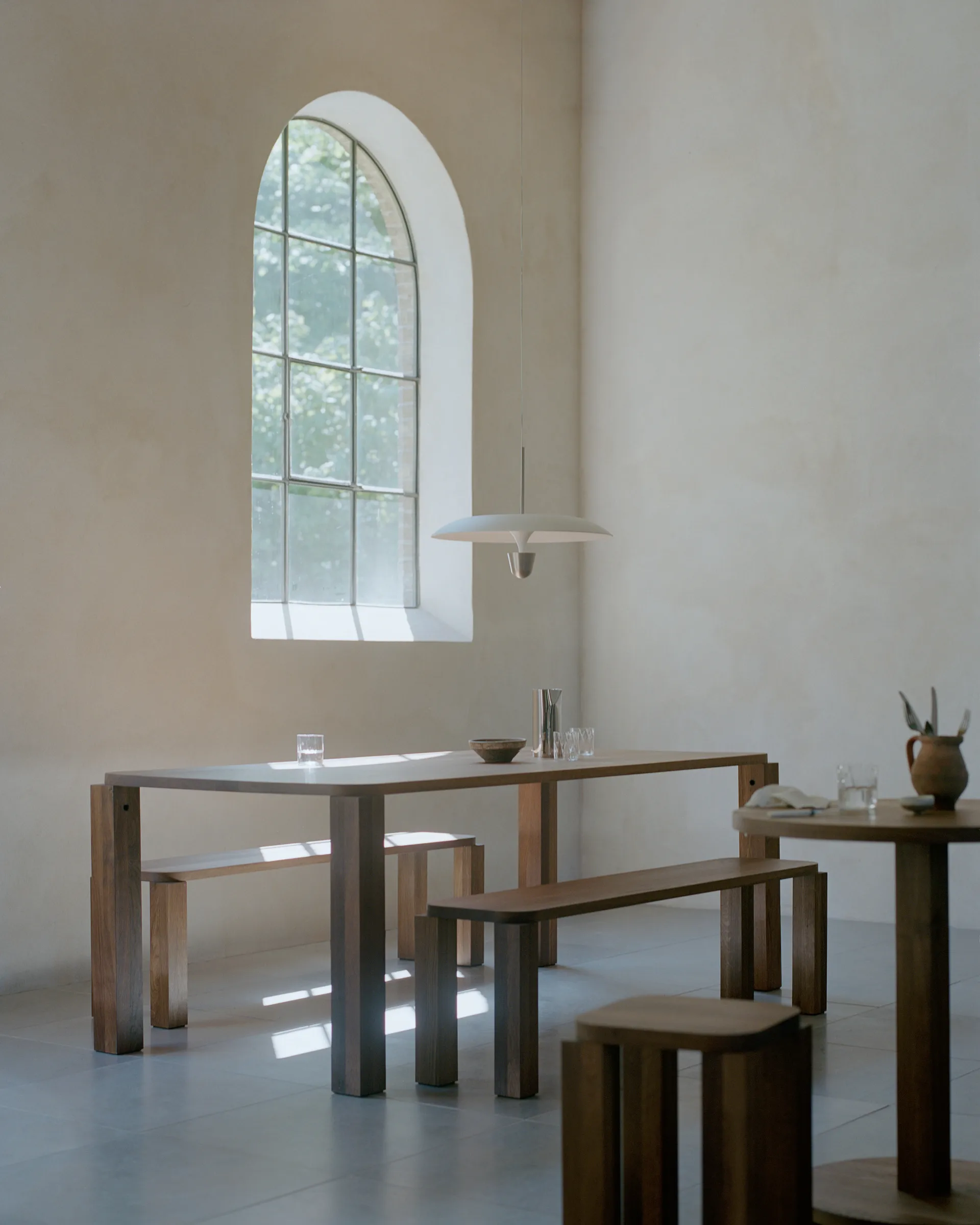 Kantarelli riippuvalaisin Ø55 cm, Nikkelipinnoitettu New Works