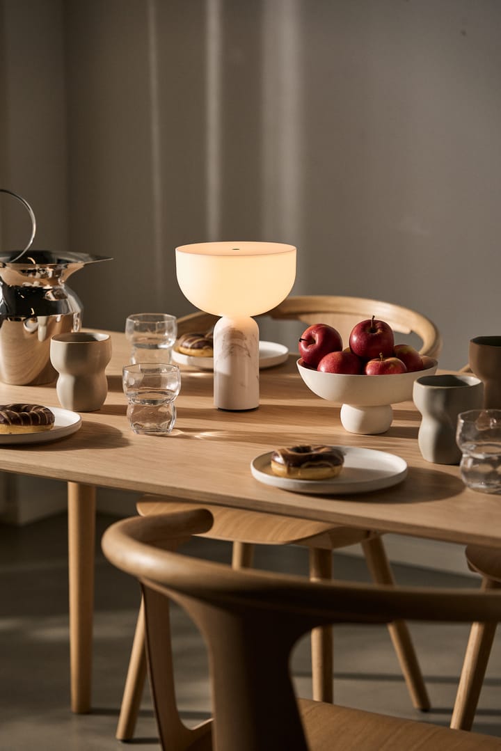 Kizu portable pöytävalaisin, White marble New Works