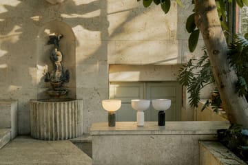 Kizu portable pöytävalaisin - White marble - New Works