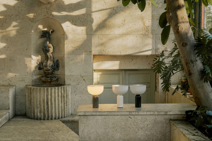 Kizu portable pöytävalaisin, White marble New Works