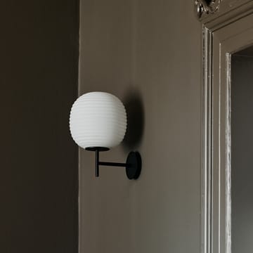 Lantern seinävalaisin small - Frosted white opal glass - New Works