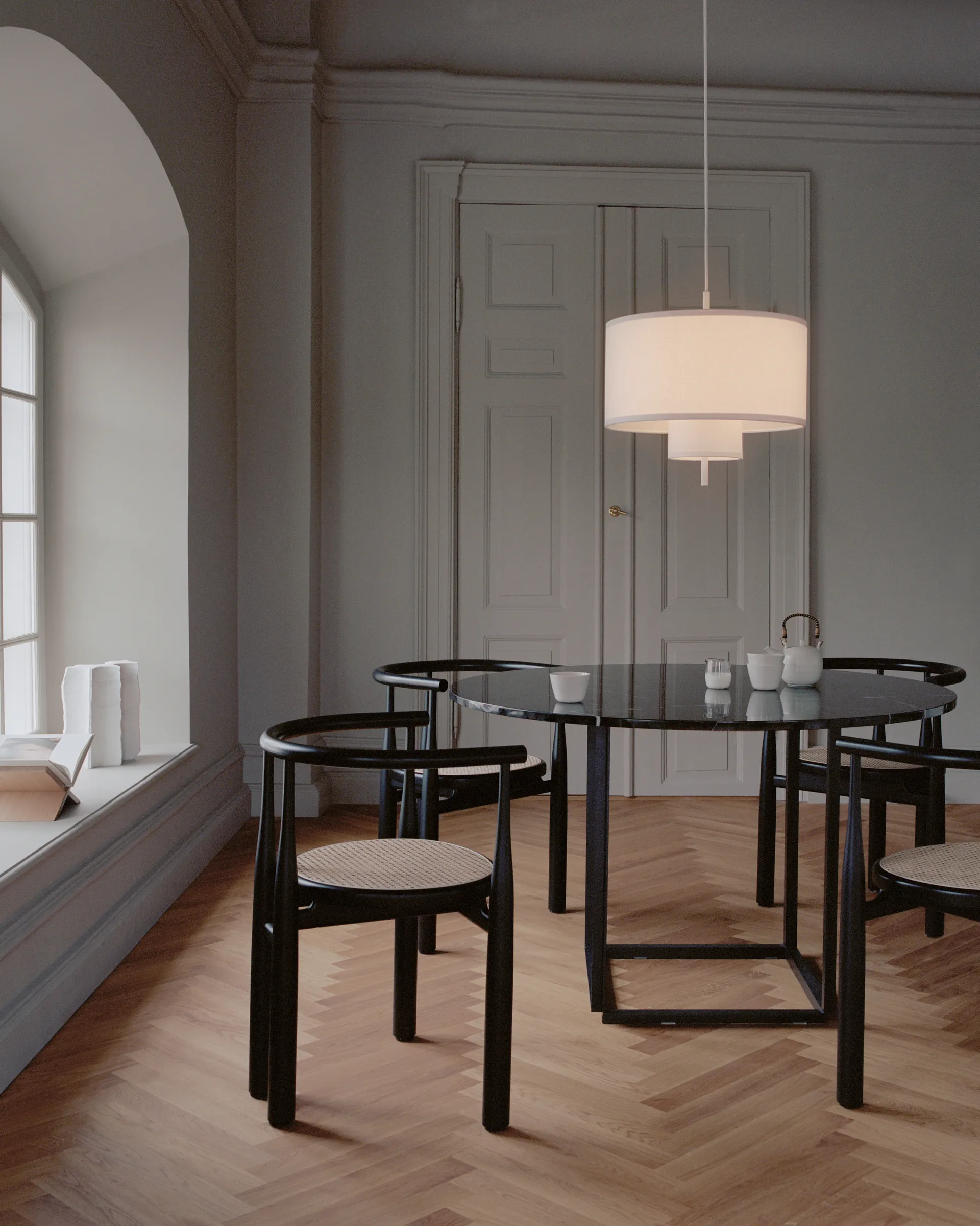 Margin hissivalaisin Ø50 cm, Valkoinen New Works