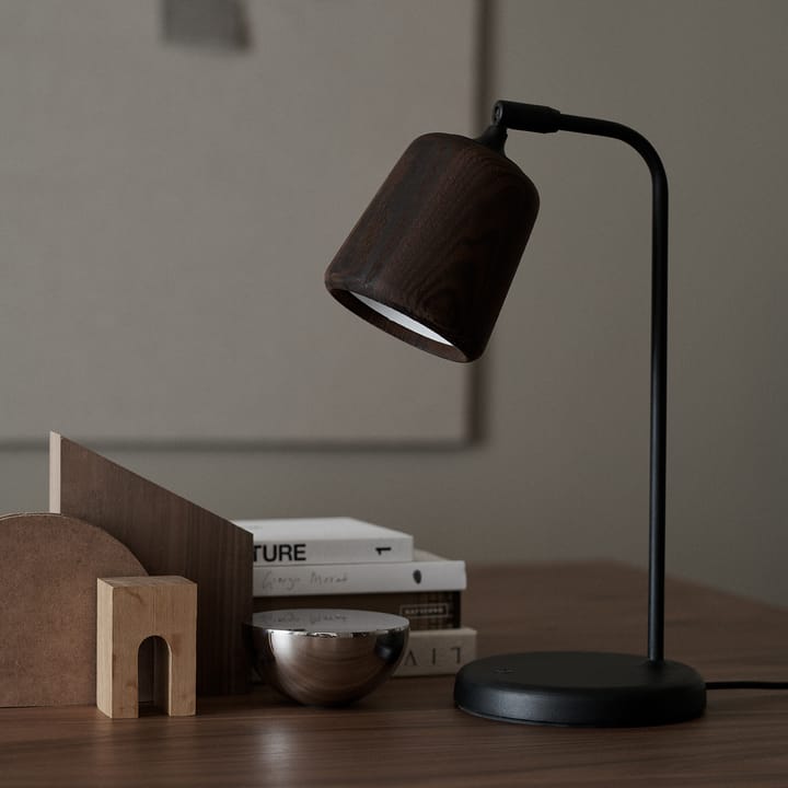 Materiaali pöytävalaisin, Smoked oak New Works