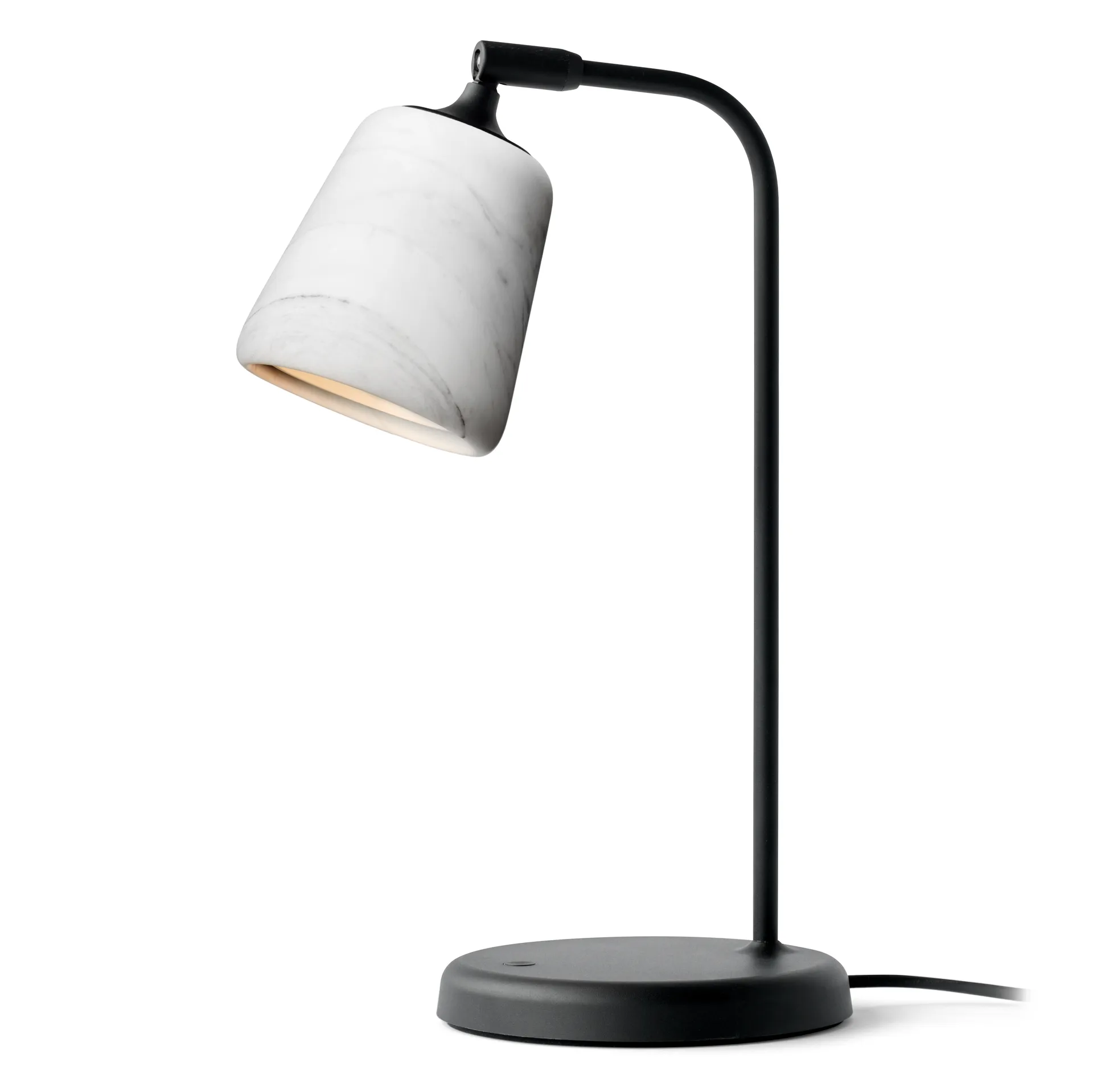 Materiaali pöytävalaisin, White marble New Works