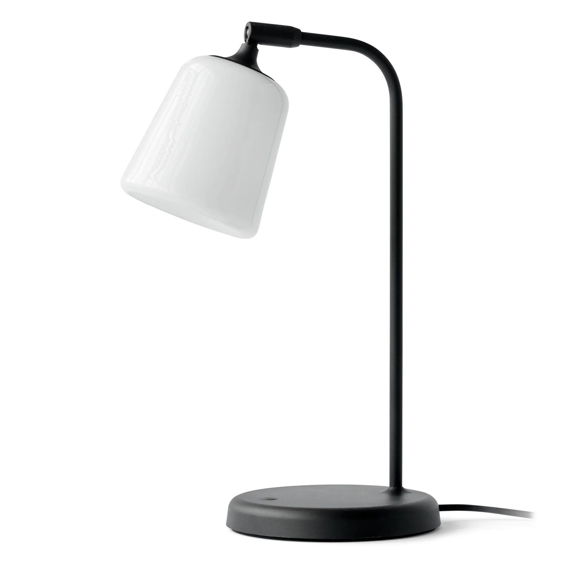 Materiaali pöytävalaisin, White opal glass New Works