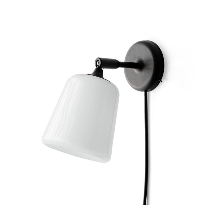 Materiaali seinävalaisin, White opal glass New Works