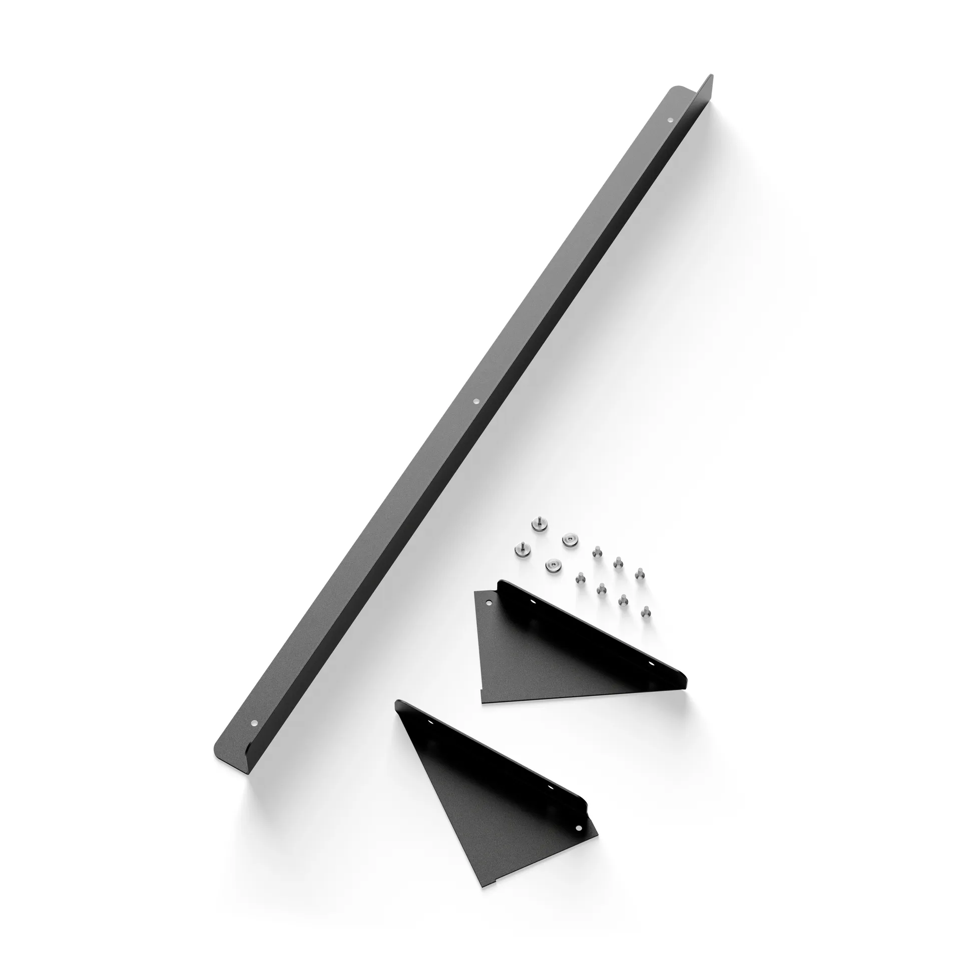 New Works konsoli lehtihylly 3 osaa, Musta New Works