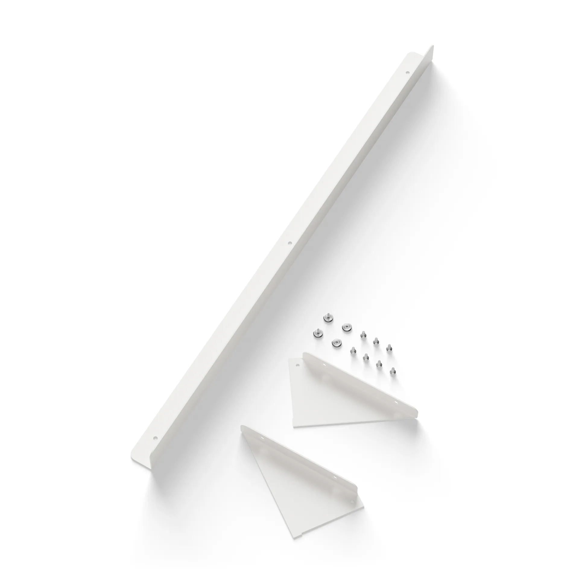 New Works konsoli lehtihylly 3 osaa, Valkoinen New Works