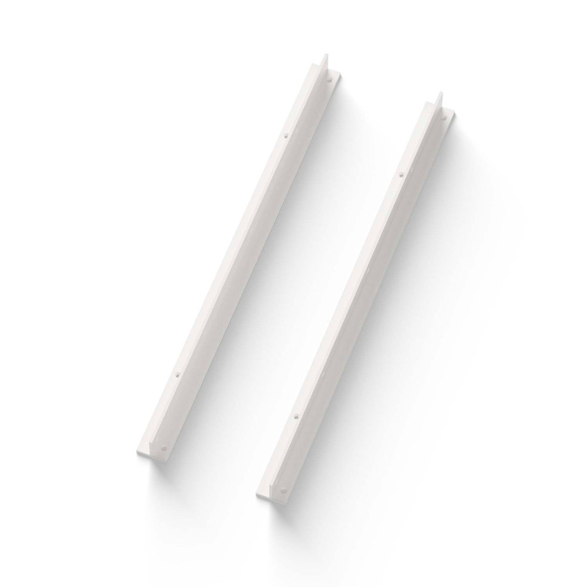 New Works seinäkisko 45 cm 2-pack Valkoinen | Skandinaavinen Sisustus | Hyllyt & Hyllyjärjestelmät | Valkoinen