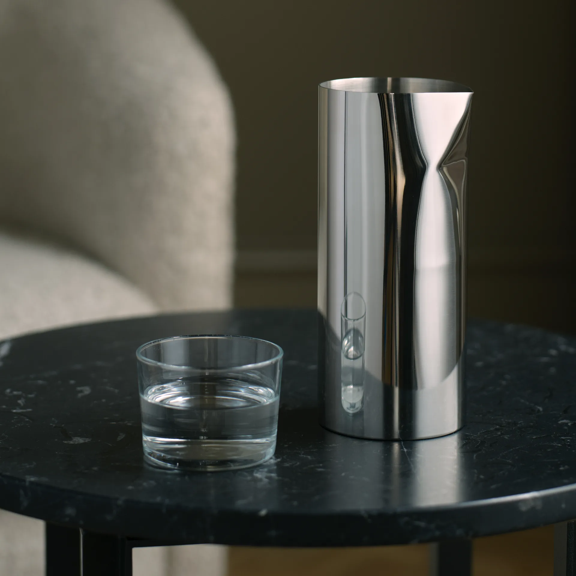 Pleat karahvi, Ruostumaton teräs New Works