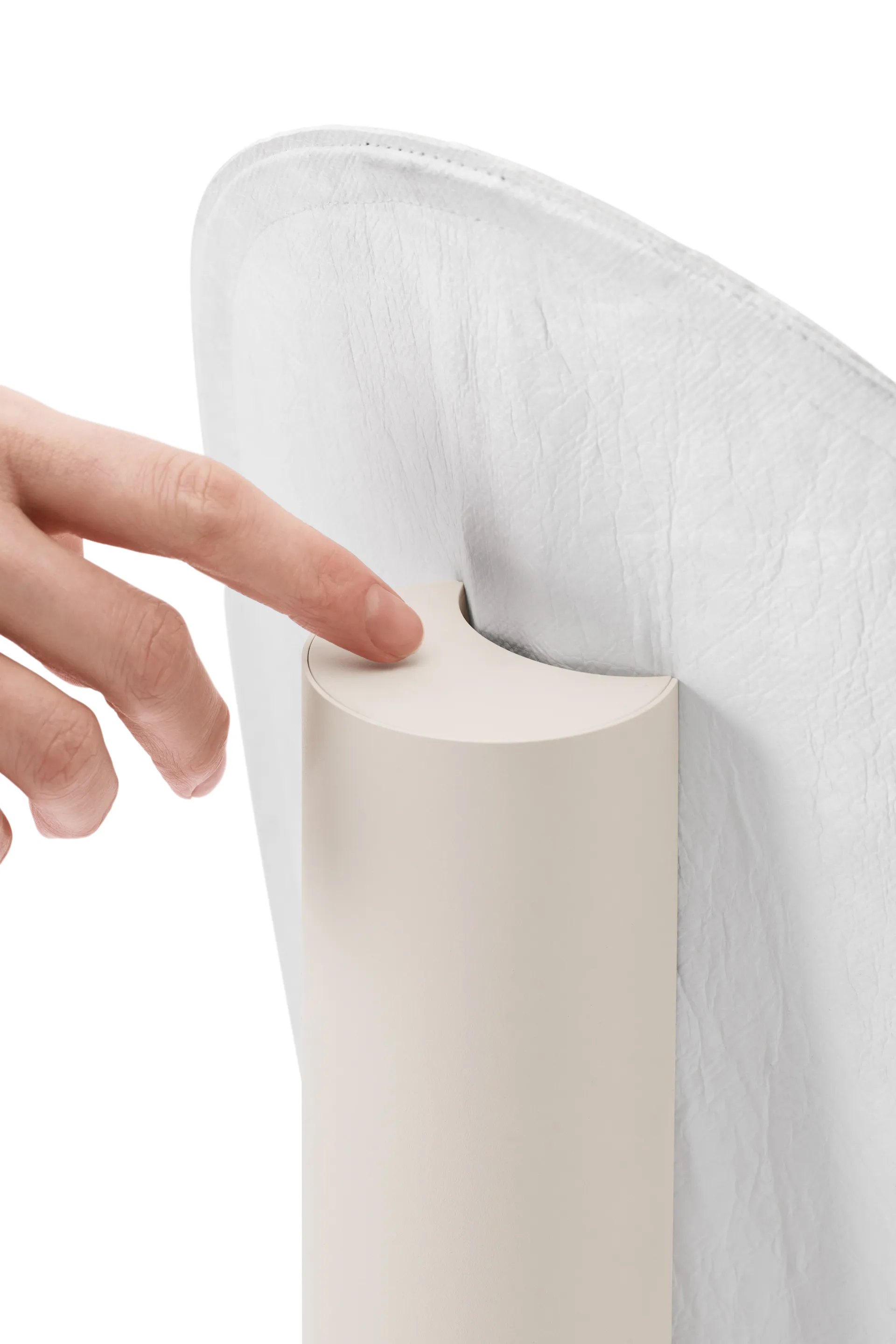 Tense portable -pöytävalaisin 43 cm, Valkoinen New Works