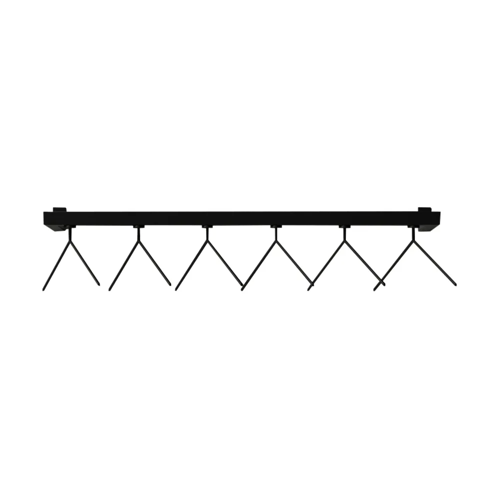 Nichba HangSys vaateripustin, Musta, 100 cm Nichba