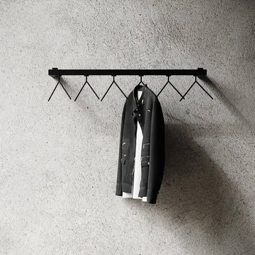Nichba HangSys vaateripustin - Musta, 100 cm - Nichba