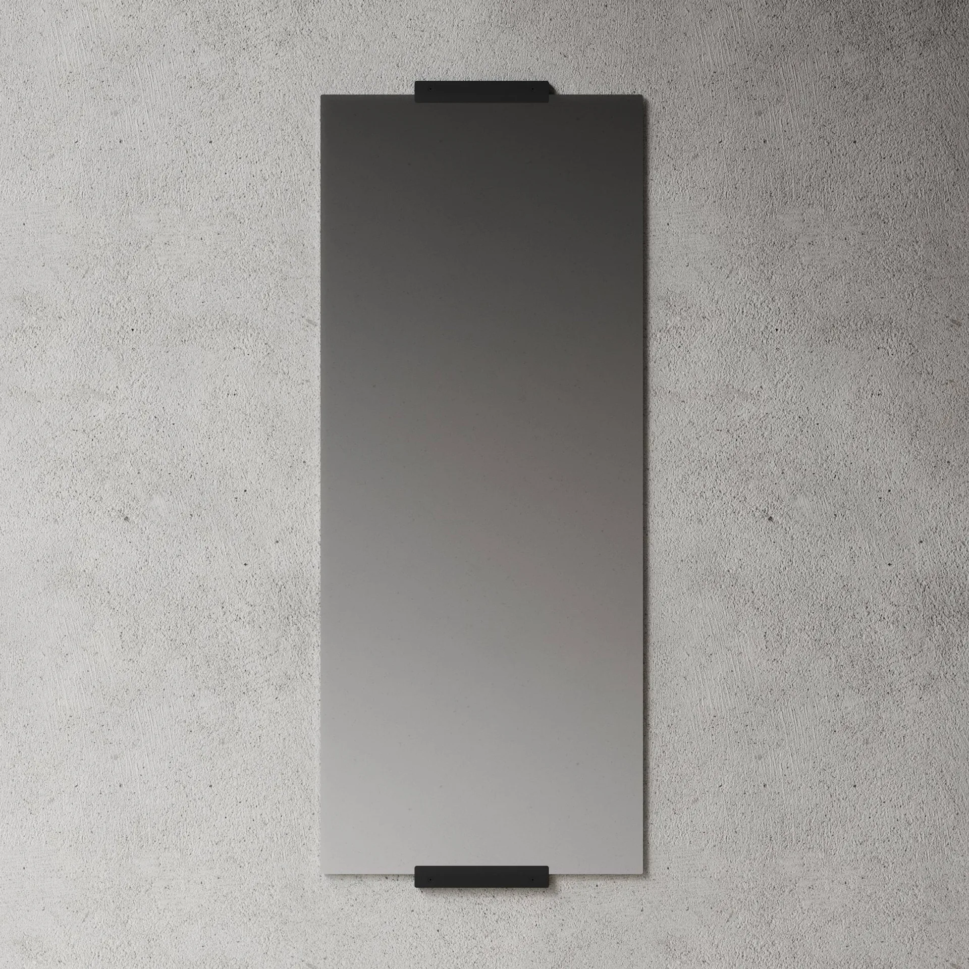 Nichba seinäpeili, Musta, 145x60 cm Nichba