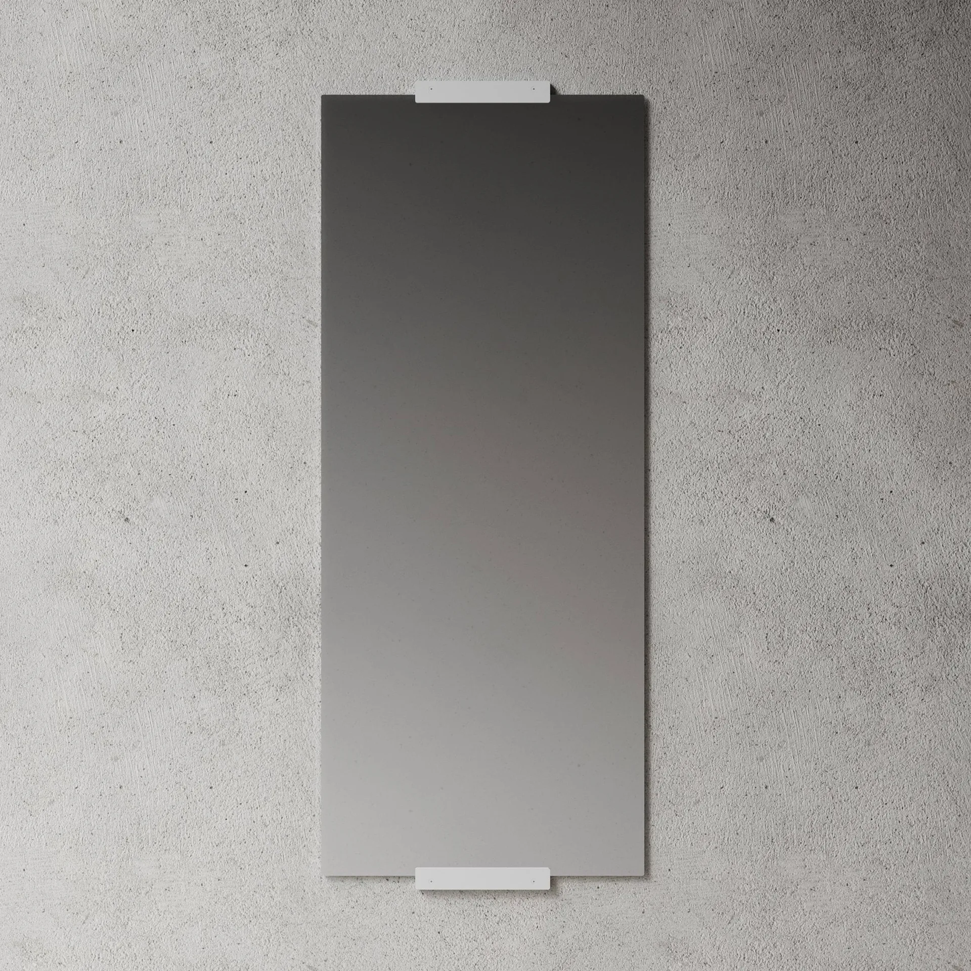 Nichba seinäpeili, Valkoinen, 145x60 cm Nichba
