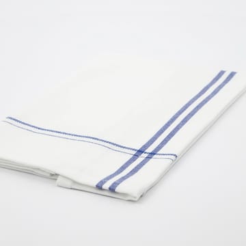 Amow kangasservetti 32 x 52 cm 4-pakkaus - Valkoinen-sininen - Nicolas Vahé