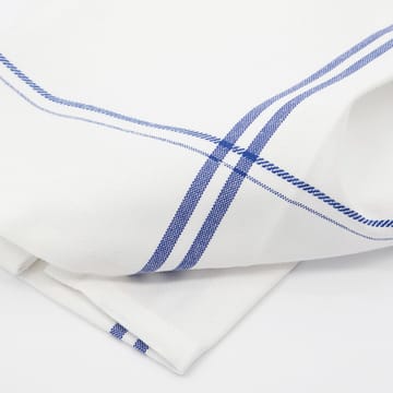 Amow kangasservetti 32 x 52 cm 4-pakkaus - Valkoinen-sininen - Nicolas Vahé