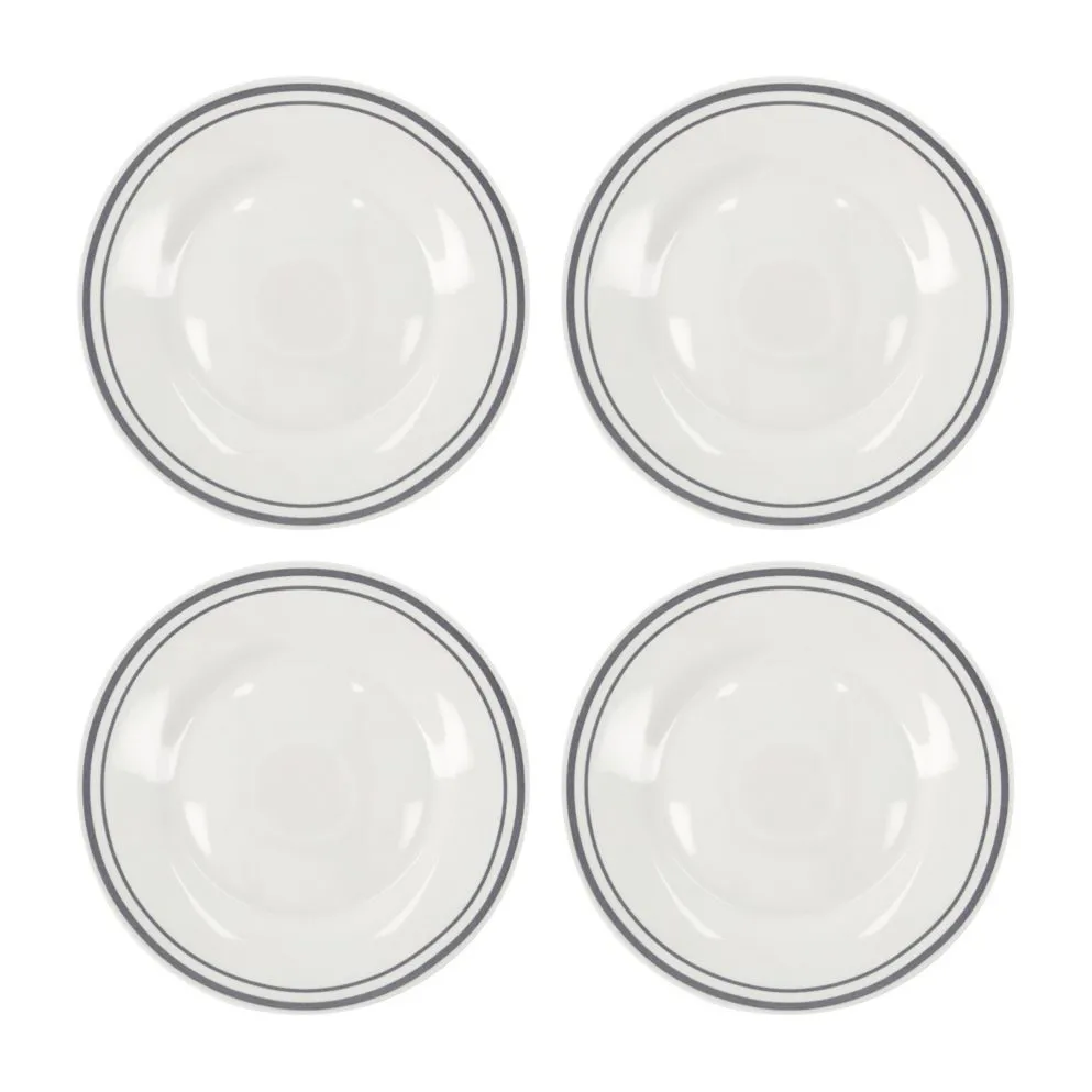 Bistro lautanen Ø 23 cm 4-pakkaus, Harmaa Nicolas Vahé