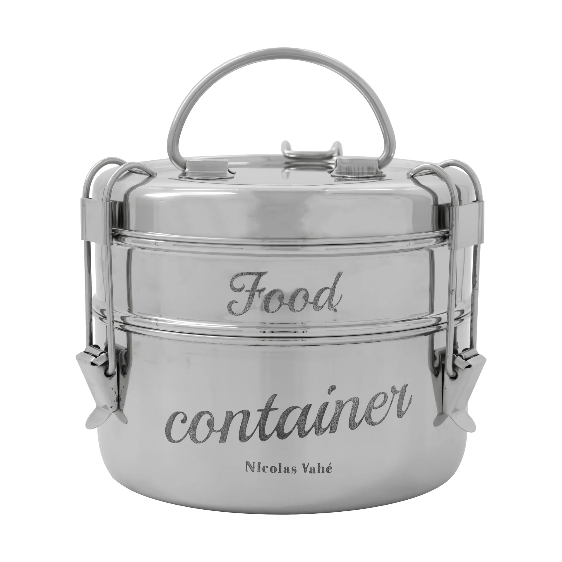 Nicolas Vahé eväsrasia 2 osaa, Hopea, Ø18 cm Nicolas Vahé