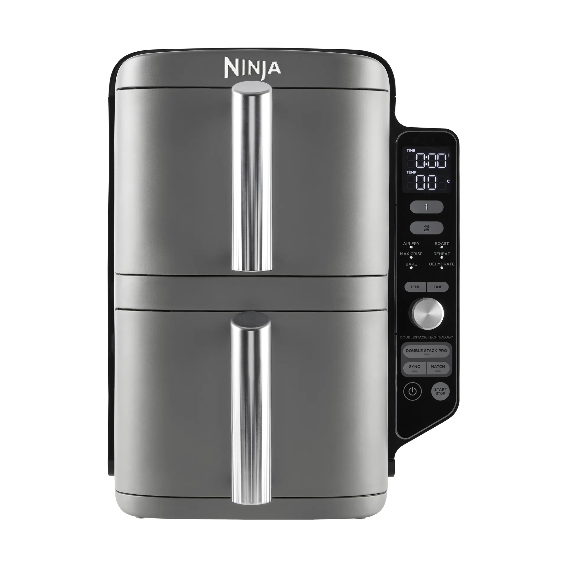 Ninja Air Fryer SL400EU double stack XL 2 laatikkoa 9,5 l, Musta Ninja