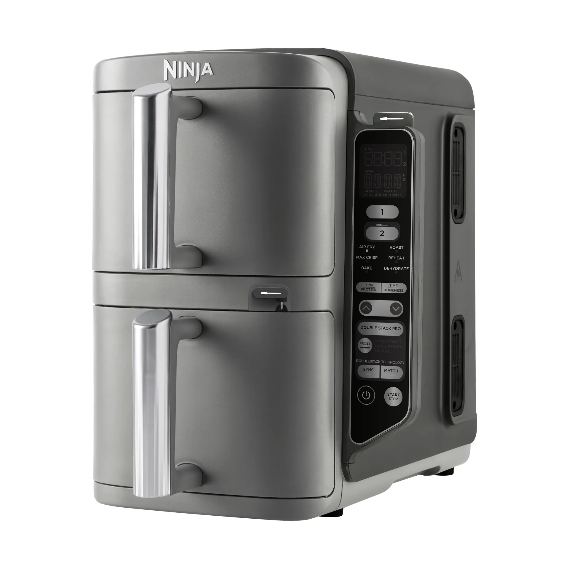 Ninja Air Fryer SL451EU pinottava dual zone XL 9,5 l, Musta Ninja