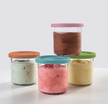 Ninja CREAMi 4 lisäkupia 470 ml NC300EU-malliin - Sininen/vaaleanpunainen/vihreä/ruskea - Ninja