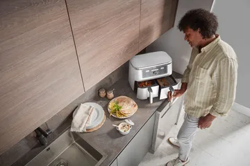 Ninja Foodi Air Fryer AF400EU Max Dual Zone 9,5 l - Valkoinen - Ninja