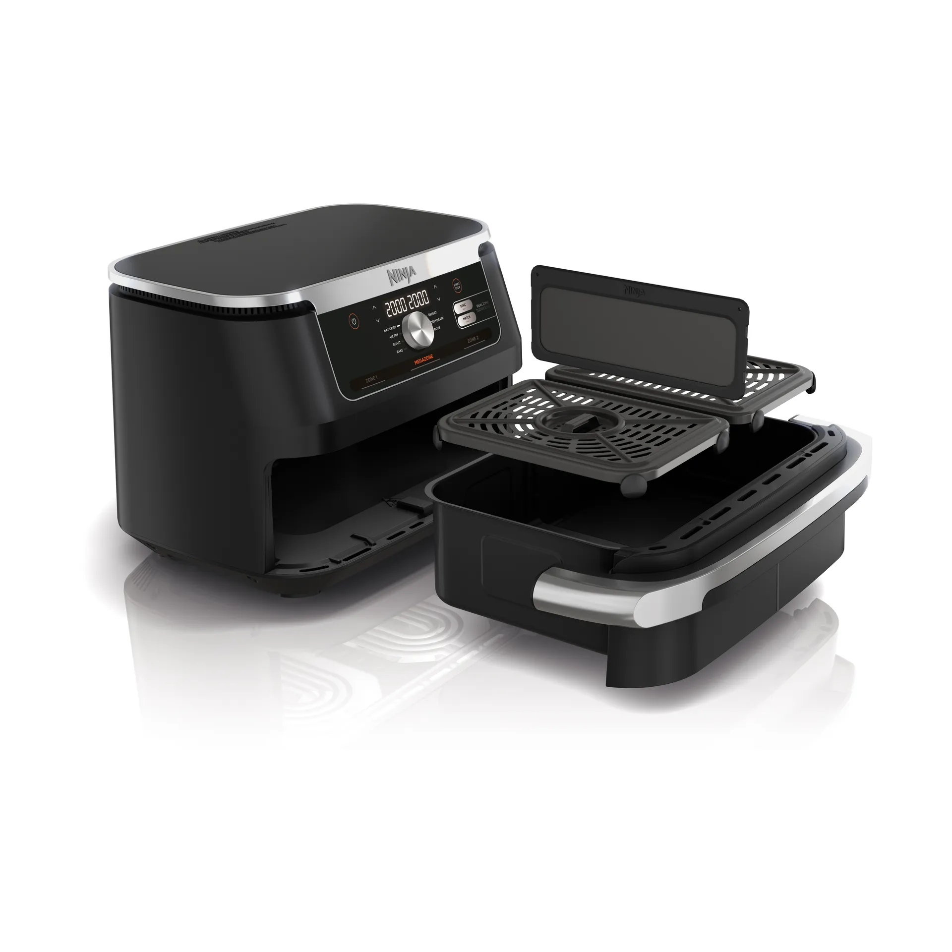 Ninja Foodi Air Fryer AF500EU FlexDrawer 10,4 l, Musta Ninja